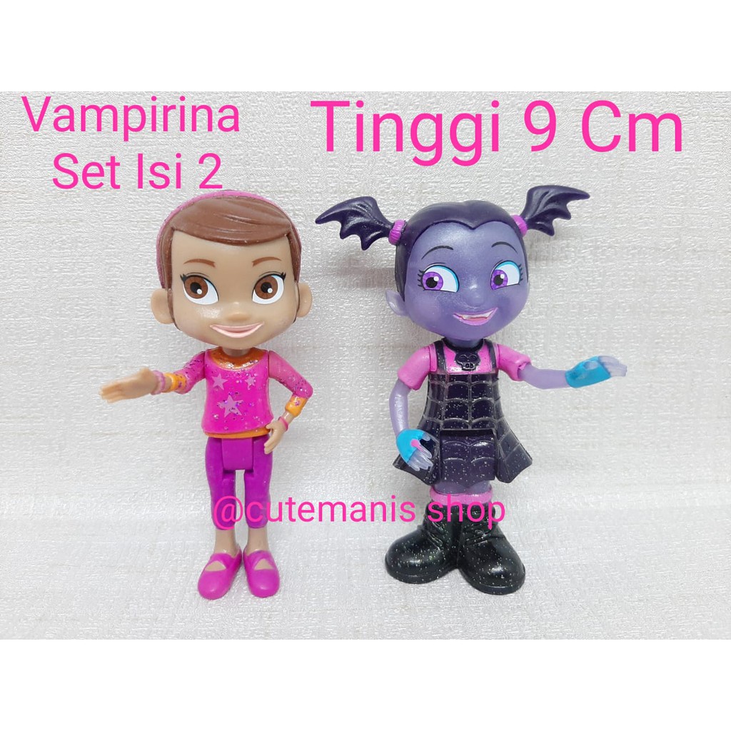 Figure Vampirina/mainan/Pajanngan/Topper Kue Set Isi 2