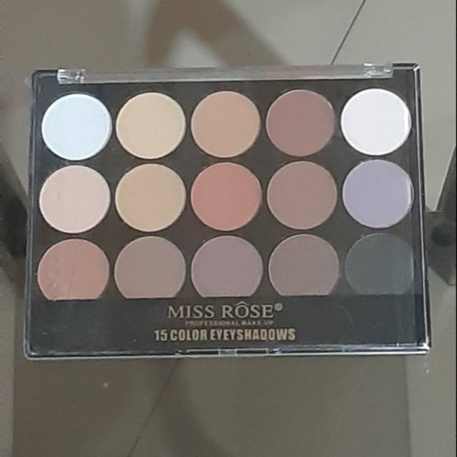 MISS ROSE EYESHADOW PALLETE 15 COLORS