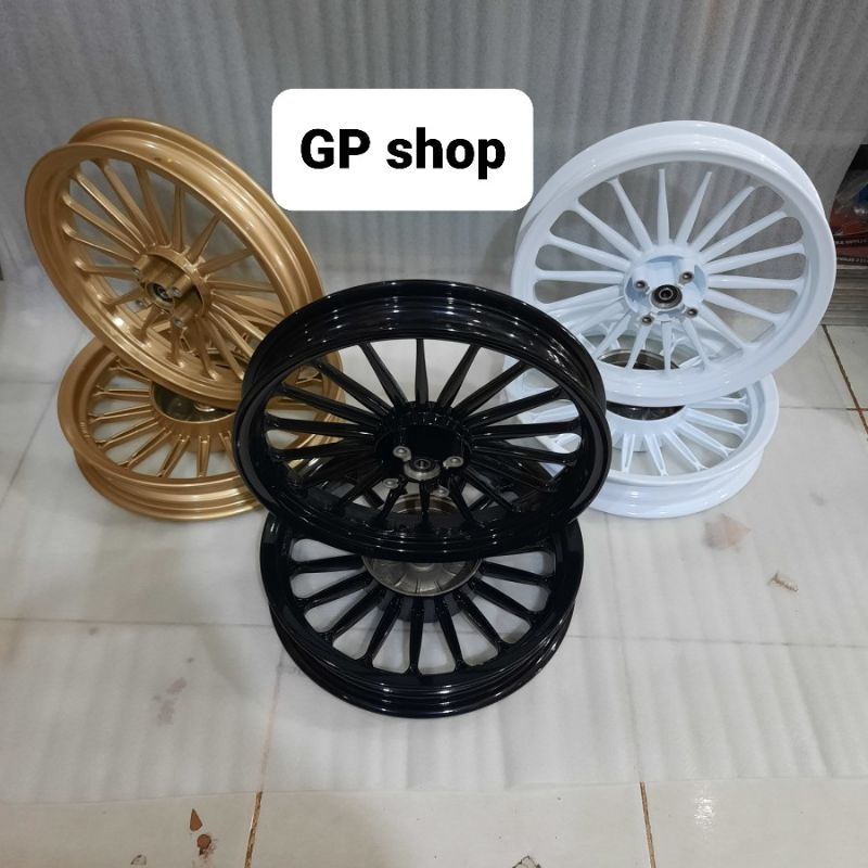 VELG RACING VARIO 125/VARIO 150 V ROSSI VENOM GALAXY 2 MODEL DAYTONA PALANG 18 1SET UK 185/215-14 PN