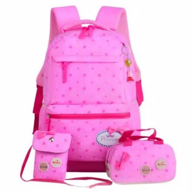 Back Pack Double Decker_Tas Ransel Anak_Lol_Unicorn_Superhero_Paw Patrol_Shopkins Fashion Cewek W5Q3