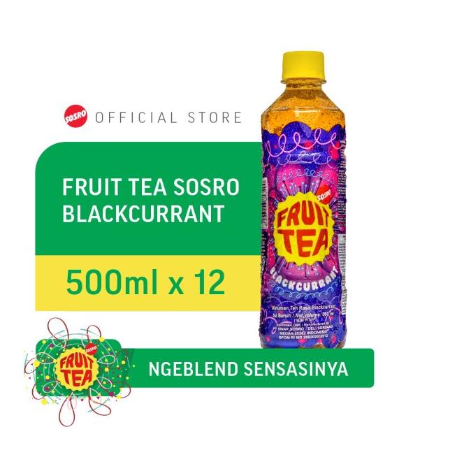 

[COD] Fruit Tea Sosro Blackcurrant pet 500 ml [COD]