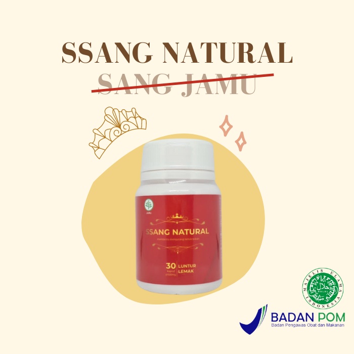 JLL SSANG NATURAL ex Sang Jamu Luntur Lemak / Pelangsing Alami / Obat Diet Herbal / Penurun Berat Ba