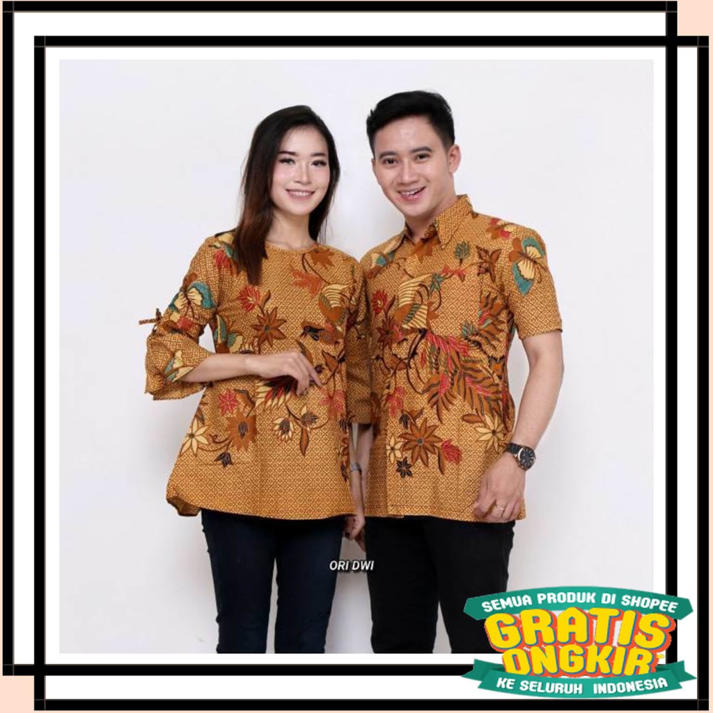 BATIK ANAK DEWASA ORANGTUA ALISAN / Rengganis batik couple kemeja dan blouse atasan batik