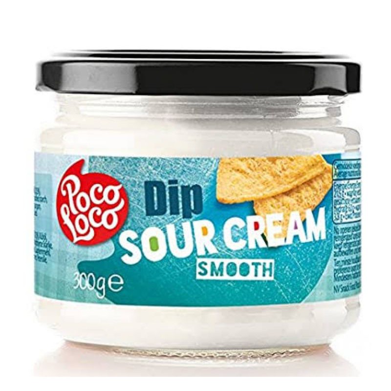

POCO LOCO DIP SOUR CREAM SMOOTH 300GR