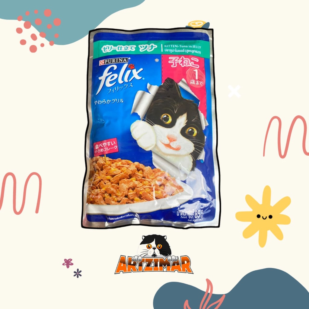 Felix Cat Pouch 85gr Makanan Kucing Basah Sachet/Wetfood