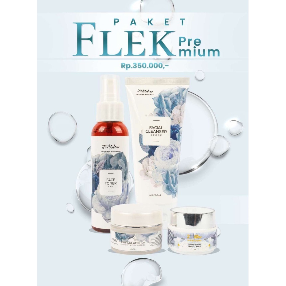 Jglow Skincare Paket Flek Premium