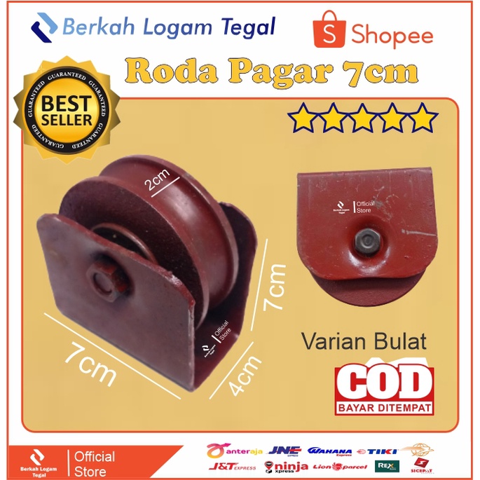 Jual Roda Pagar Besi Cor 7 Cm Untuk Pintu Gerbang Dan Pagar Shopee Indonesia 3954