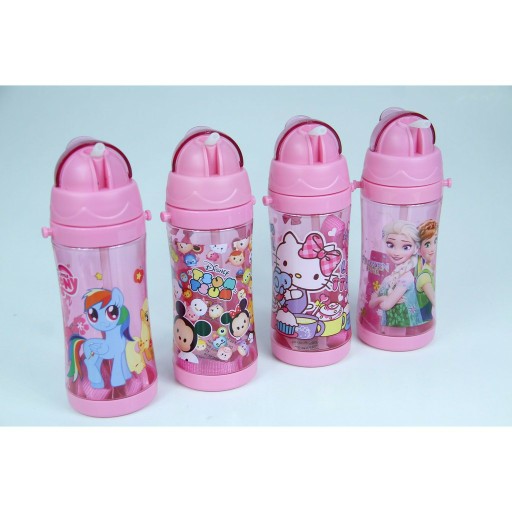 Botol Minum Karakter Hello Kitty, Cars, Little Pony, Avengers Kode 3652