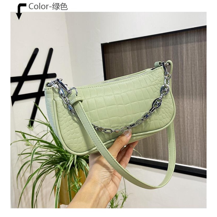 BJ31145 - BEIGE/BLACK/GREEN/PURPLE/YELLOW TAS WANITA FASHION IMPORT MODIS ELEGAN TERMURAH TERLARIS TERBARU BAGSTORE JAKARTA TAS BATAM LT1145