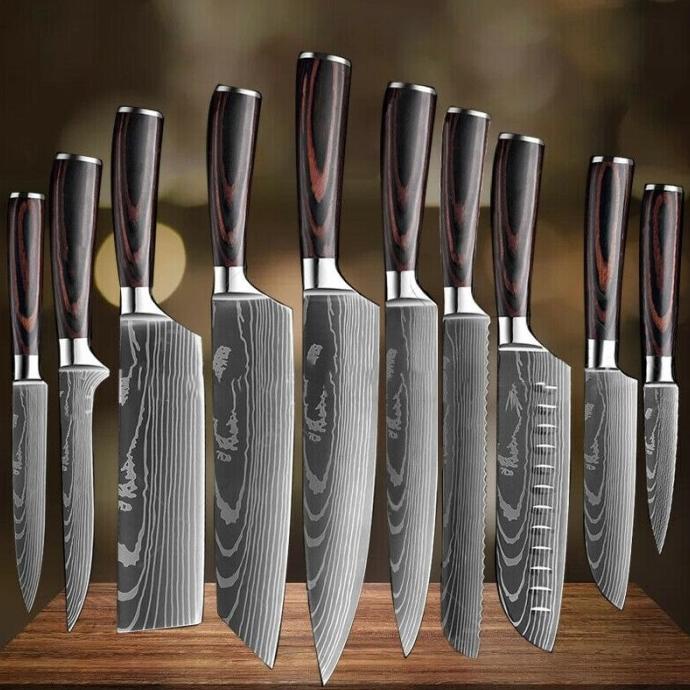 

Xituo Set Pisau Dapur Kitchen Knife Damascus Pattern Stainless Steel E34Cgpjc3V