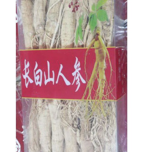 GINSENG UTUH BATANG CHANG PAI SHAN REN SEN 100 GR GRADE AA