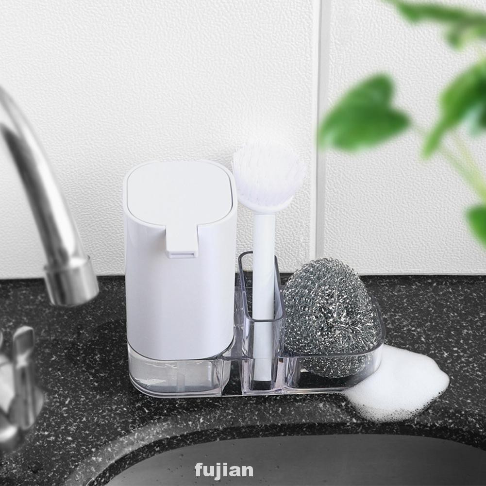 4pcs Set Abs Bathroom Accessories Space Saving Wire Ball Kitchen Sink Countertop Organizer Shopee Indonesia