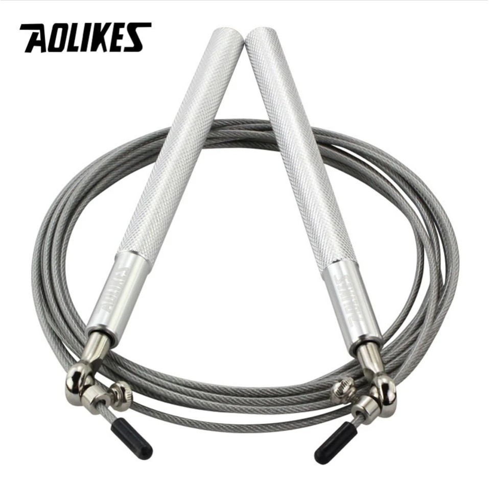 AOLIKES 3202 Steel Wire Skipping Skip Adjustable Jump Rope Crossfit