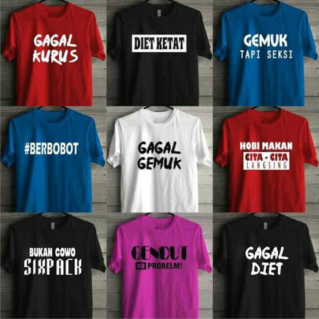 GRATIS SABLON NAMA kaos dewasa combed 30s sablon nama suka suka