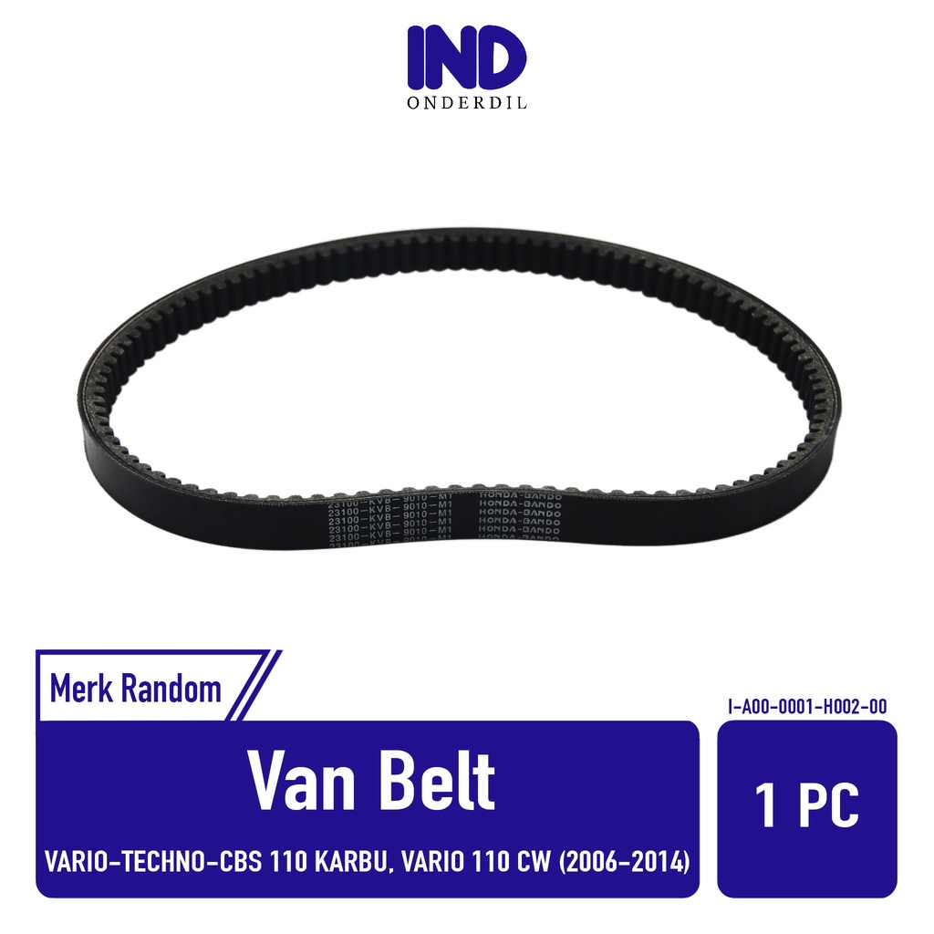 Vanbelt-Vanbel Van-V Bel-Belt Vario 110 Lama-Old-Karbu-CW-Techno-CBS Merk Random