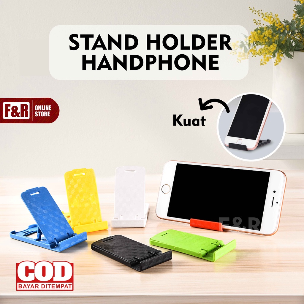 Stand Holder HP Handphone Tablet Phone Holder Dudukan Lipat HP Handphone Tablet Phone Stand HP Handphone Tablet Aksesoris HP Handphone Tablet Multi Stand HP Handphone Tablet Universal Dudukan Kursi HP Handphone Tablet Universal