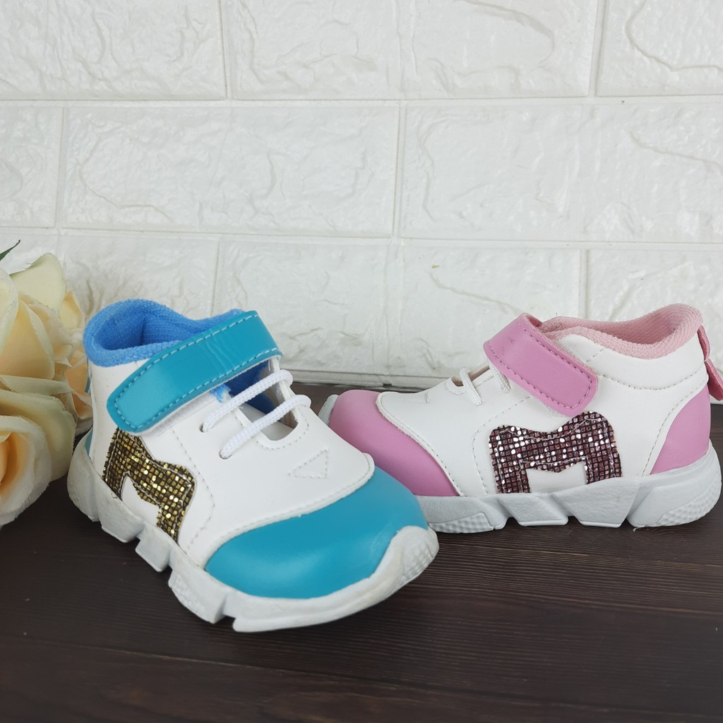 [TAMAN SEPATUKU] SEPATU TRENDY MURAH SNEAKER M TOSCA DAN PINK ANAK USIA 1-3 TAHUN FAX13