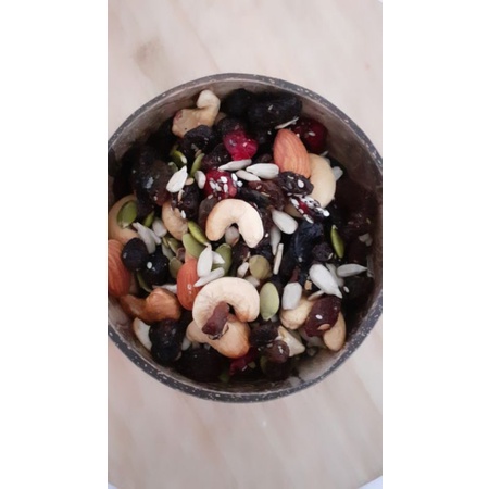 

Trail Mix ( Fruit - Seed - Nut ) 125gr