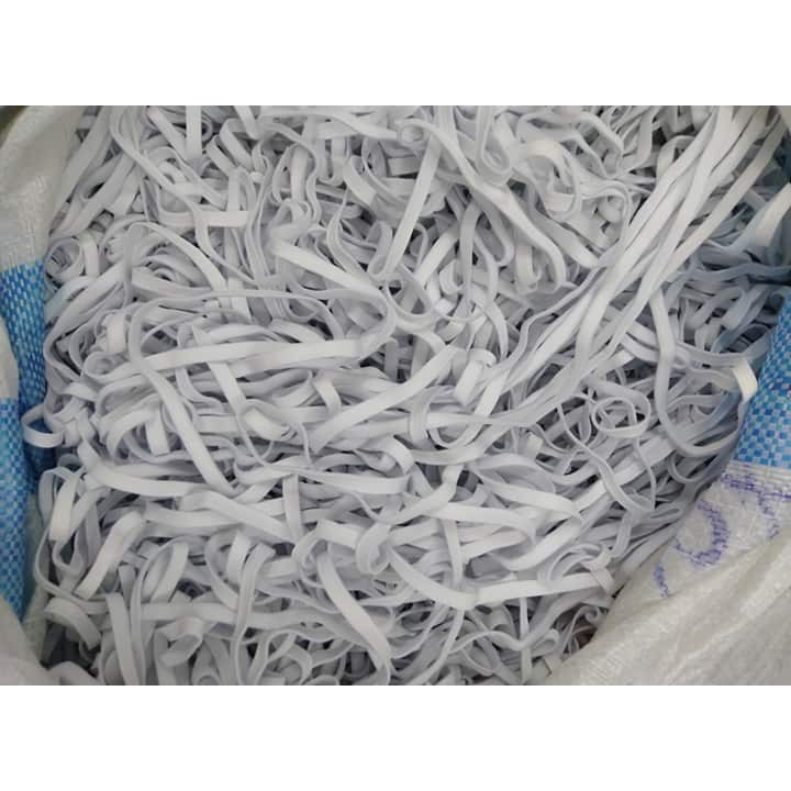 Karet Elastic Lebar 4mm Warna Putih Bersih Meteran untuk Masker