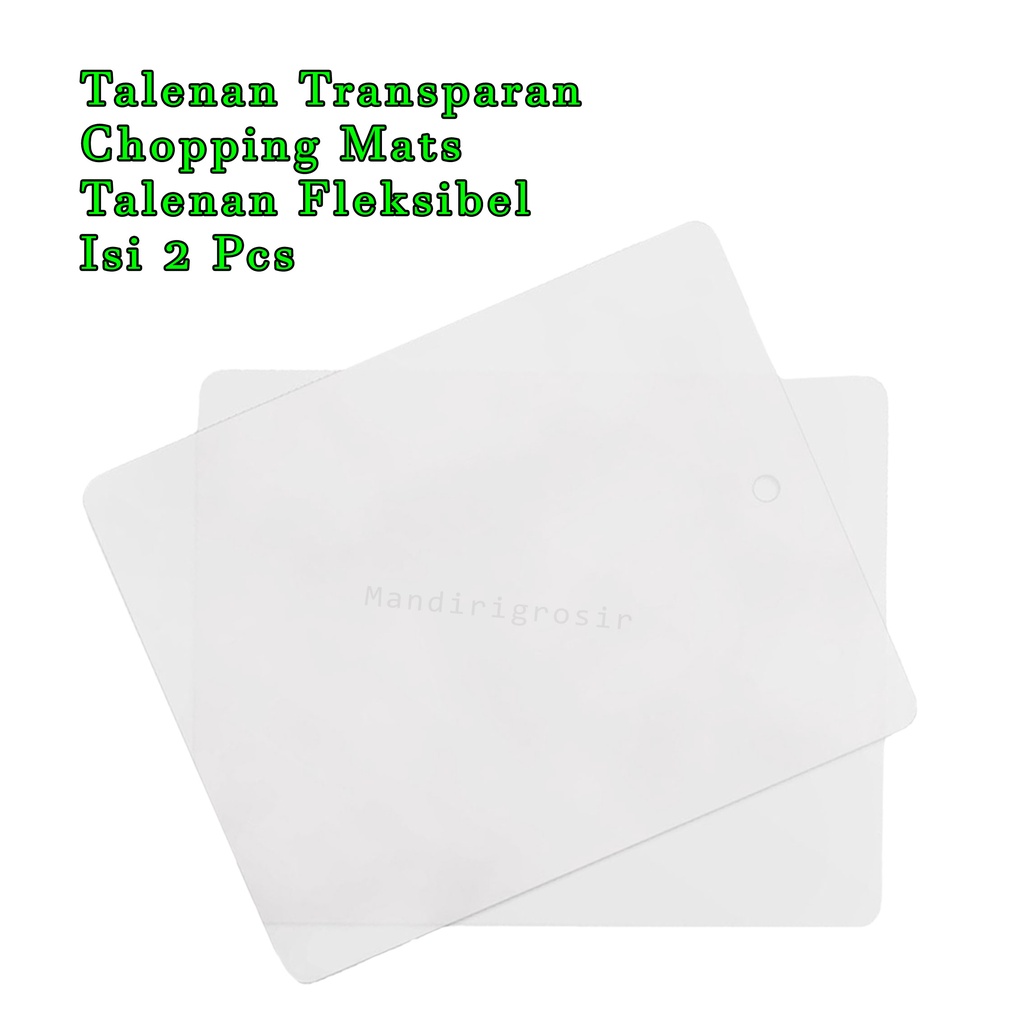 Talenan Transparan * Choping Mats * Talenan Fleksibel * 2 Pcs