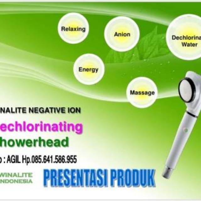 Anion Dechlorinating Showerhead
