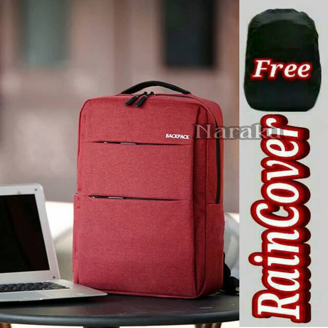 Kbag Klub New Arrival - Tas Ransel canvas IAC Backpack Up to 14 inch - Tas Pria Tas Wanita Daypack