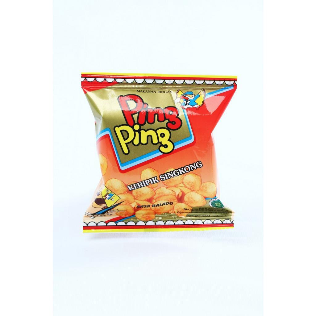 

snack keripik singkong ping ping
