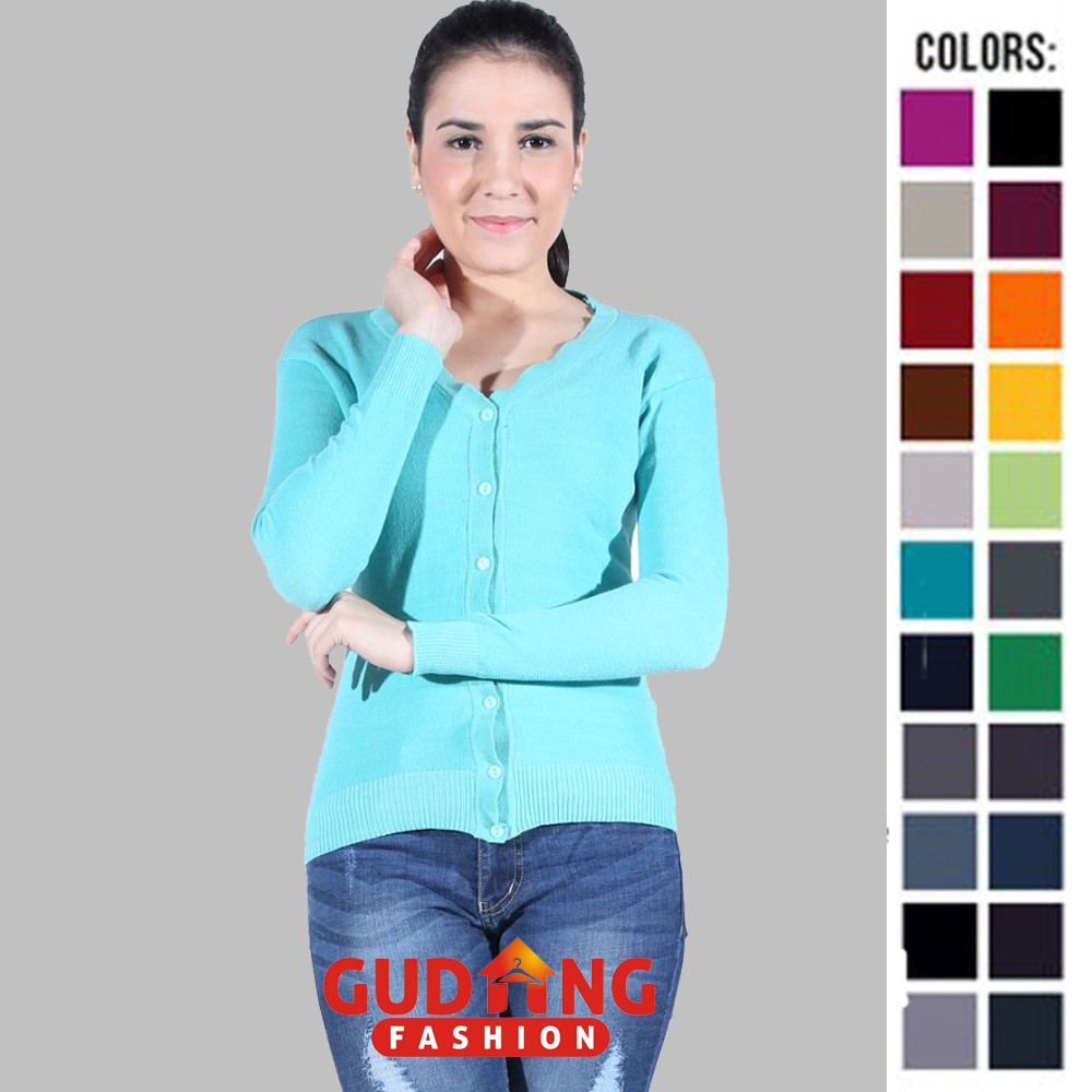 Cardigan Rajut Wanita Terbaru dengan Banyak Warna - CARW (COMB)