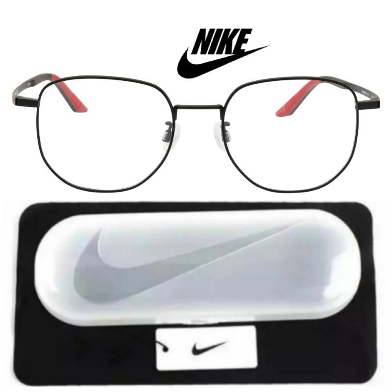 Kacamata Frame Pria Wanita NIKE Original NK6078AF-001 Titanium Hexagon