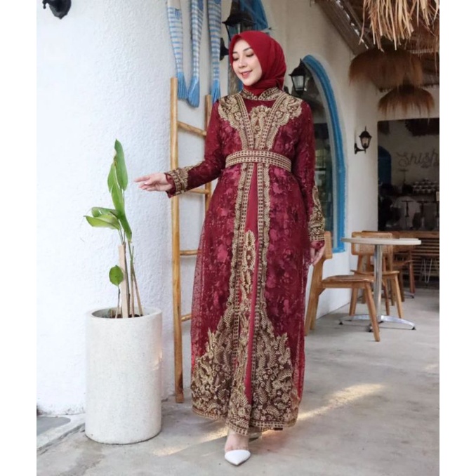 Abaya Belvania Prada Khasmir 104 Original Butik