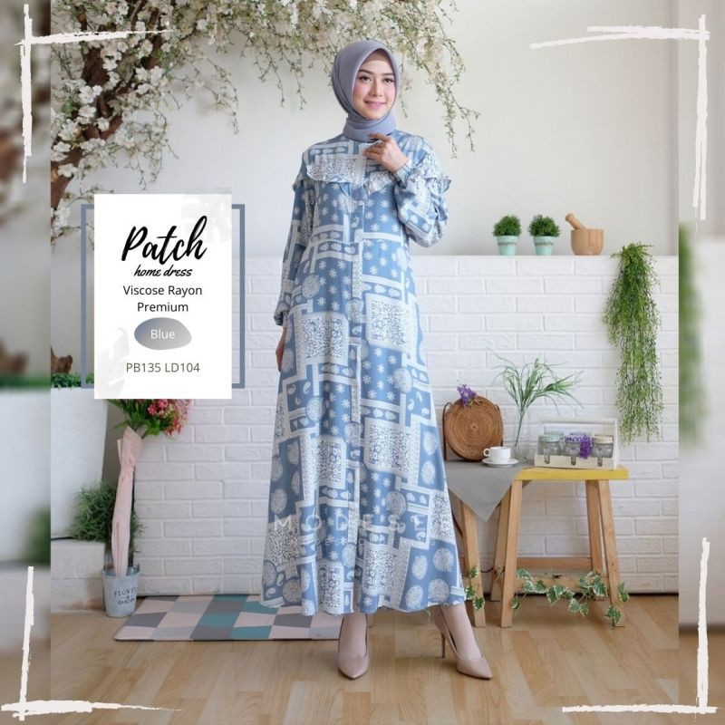 BAJU WANITA DRESS GAMIS BAJU GAMIS BAHAN KATUN BUSUI FIT TO XL