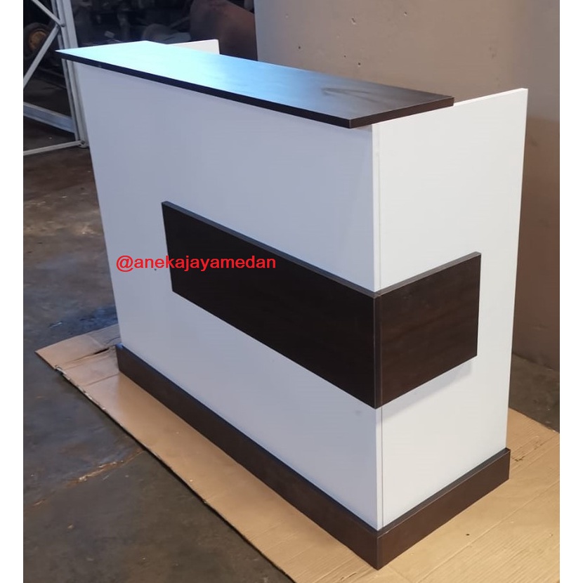 Meja Kasir 120 x 50 cm | Meja Resepsionis |Medan