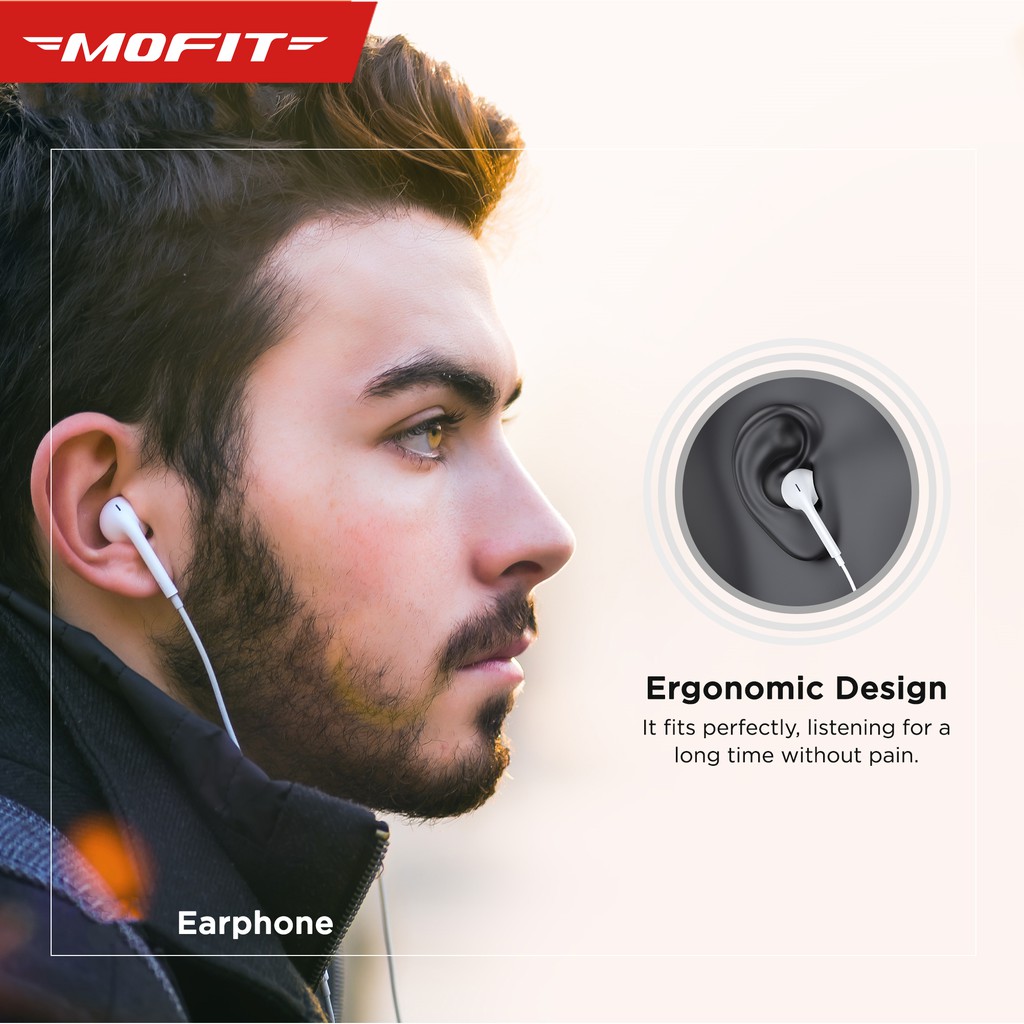 Handsfree / Earphone MOFIT M1P  Inner Ear Stereo – Original