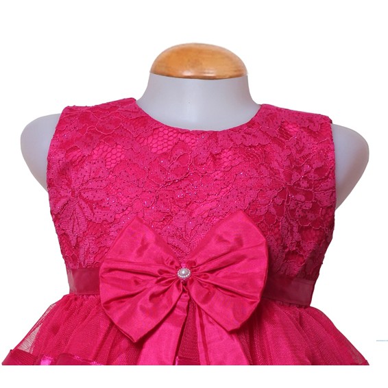 Dress Kids Mica/ Promo Dress Pesta Brukat Gliter Best Seller Murah/Pakaian Anak Princess  1 Tahun