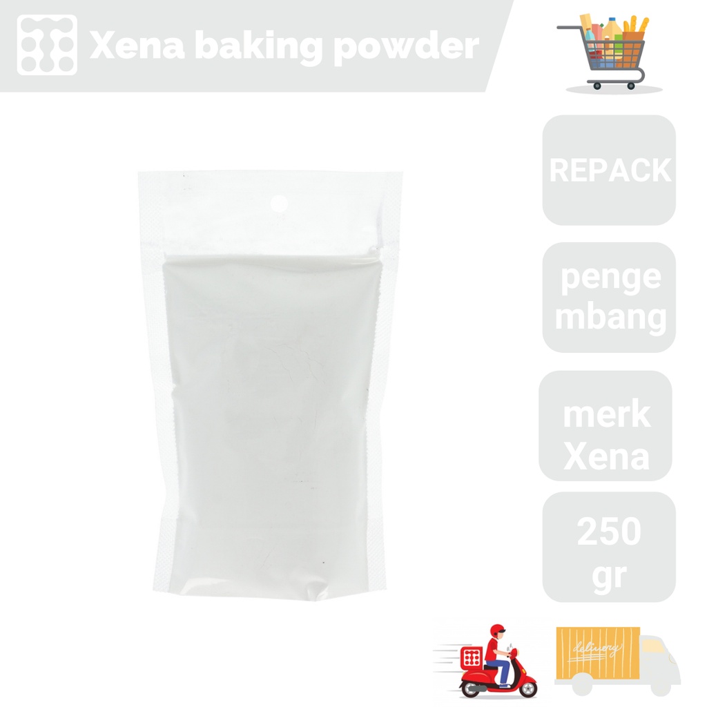 

Baking Powder Xena Double Acting Bpda Pengembang 250 Gram