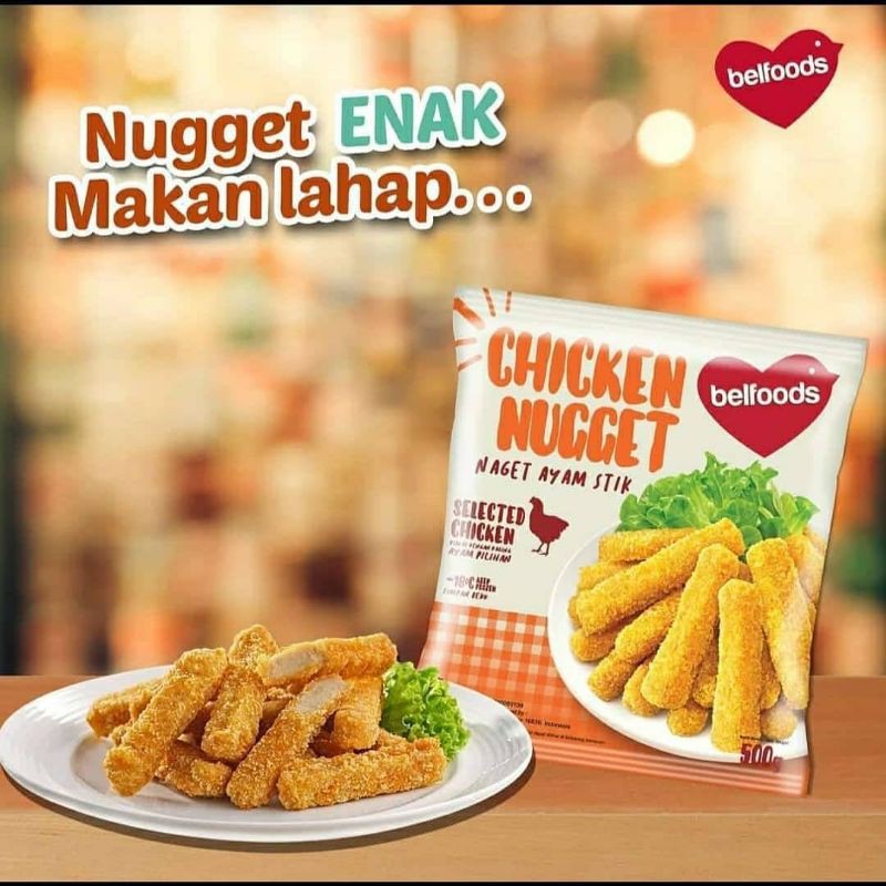 

belfoods chicken nugget stik favorit