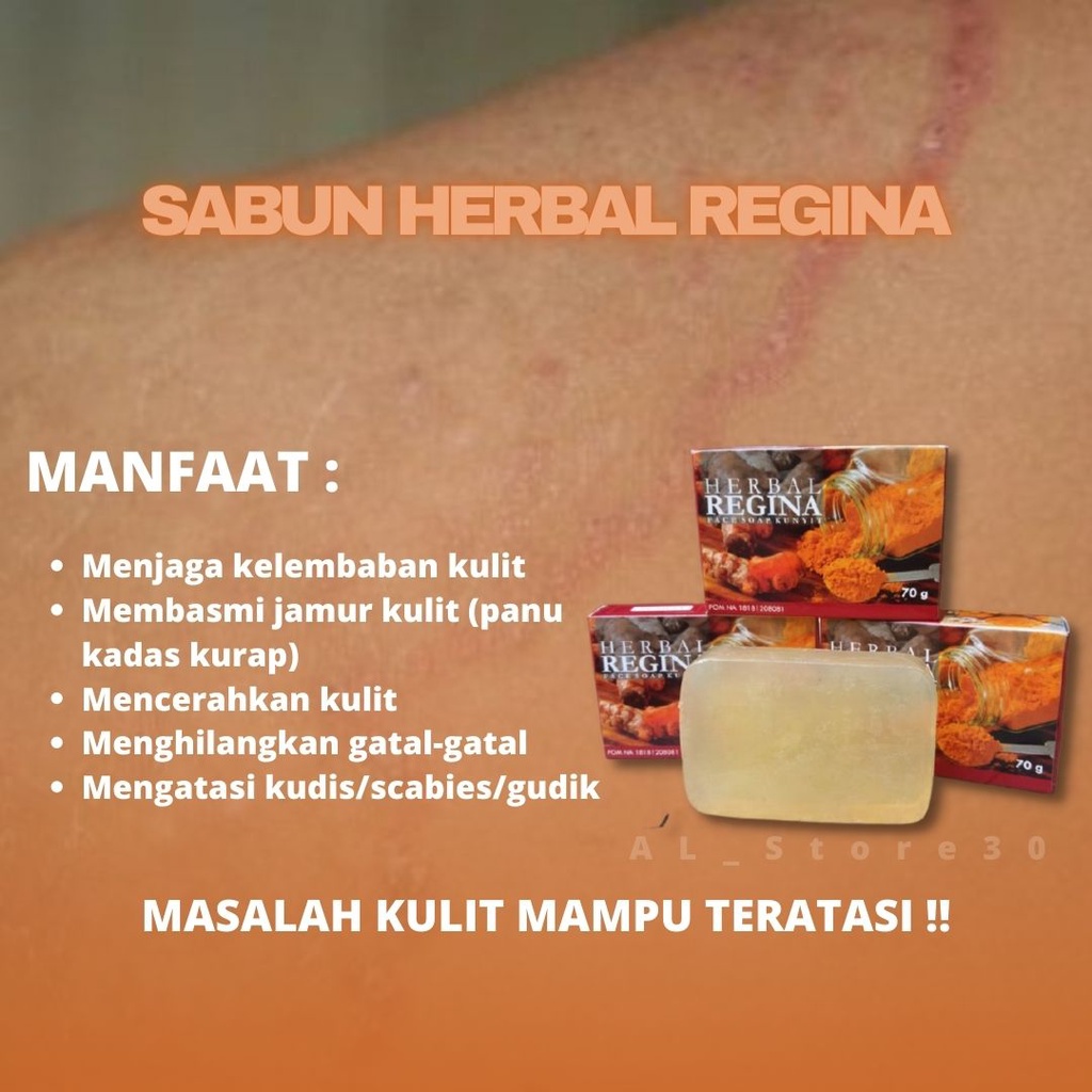SABUN HERBAL REGINA UNTUK PANU KADAS KURAP GATAL GATAL KUDIS KORENG KUDIG SCABIES || SABUN REGINA OR