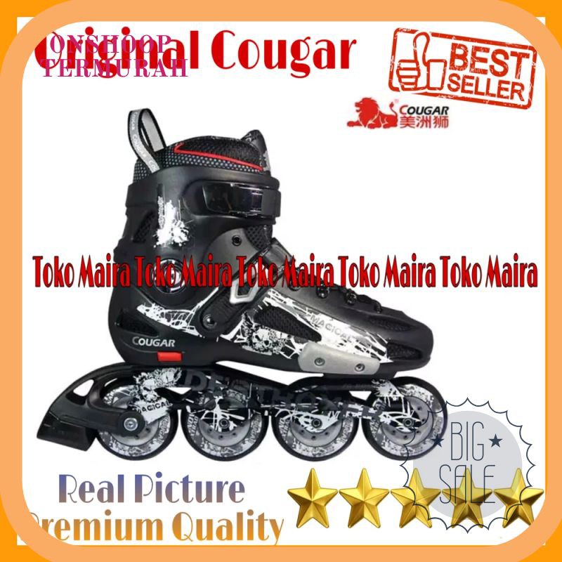 Termurah Promo Sepatu Roda Dewasa - Sepatu Roda Dewasa Cougar Inline - Sepatu roda anak remaja -