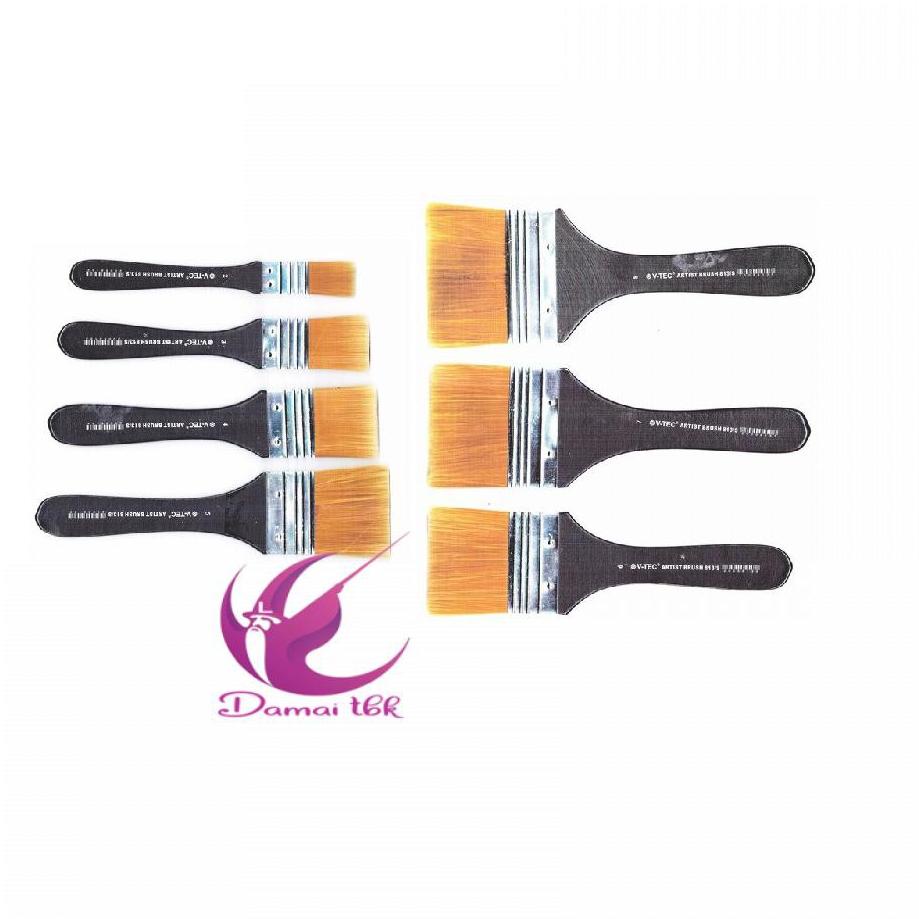 

STOK SEDIKIT V-Tec Kuas 813 Short kuas lukis Kuas Lukis No.2,3,4,5,6,7 [dt -239]