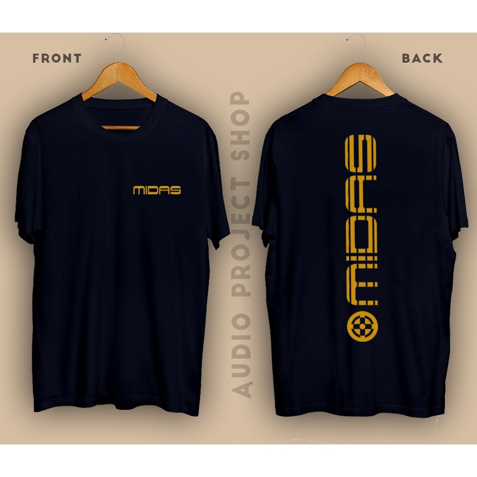 baju kaos audio midas premium tshirt sound system MIDAS mining