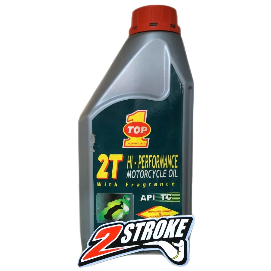 Oli Samping Top 1 2T Hi-Performance with Fragrance API TC - 0.8L