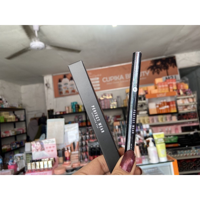 [kb.x] mizzu eyeliner pen perfect waterproof black liner -- eyeliner pen mizzu