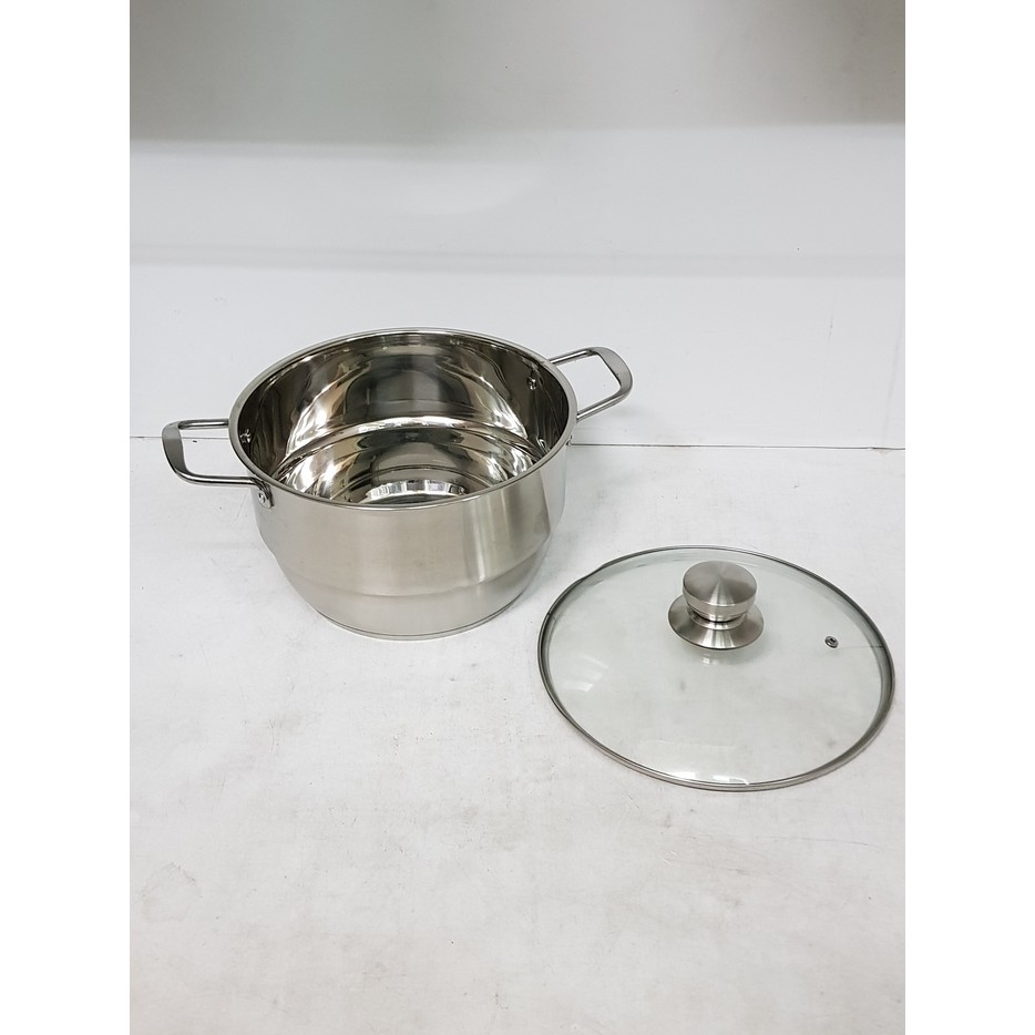 Panci Soup / Panci Stock Pot Stainless Subron 26 cm