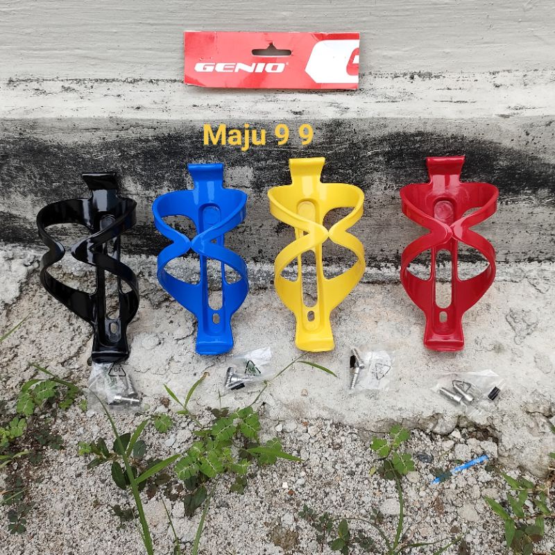 Tempat Botol Genio / Bottle Cage Sepeda Lipat Mtb Federal / Dudukan Botol di Sepeda