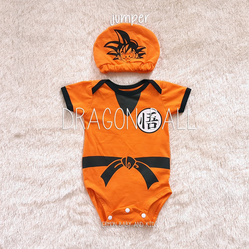 ❤️baju bayi jumper bayi ❤️model karakter dragonball murah lucu