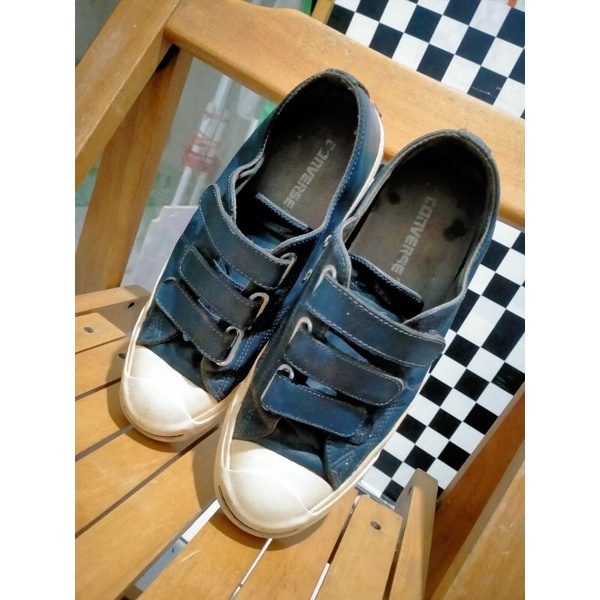 convers Jack Purcell low blue original