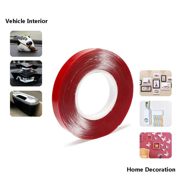 

Berkualitas Double Tape Bening Gel Transparan 20 mm X 10Meter Berkualitas
