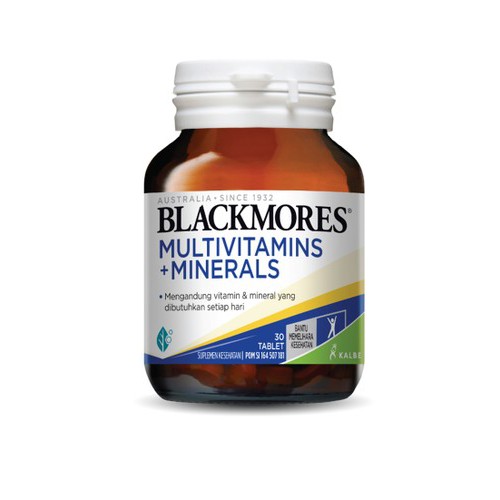 BLACKMORES MULTIVITAMIN DAN MINERALS 30 KAPSUL Daya Tahan Tubuh