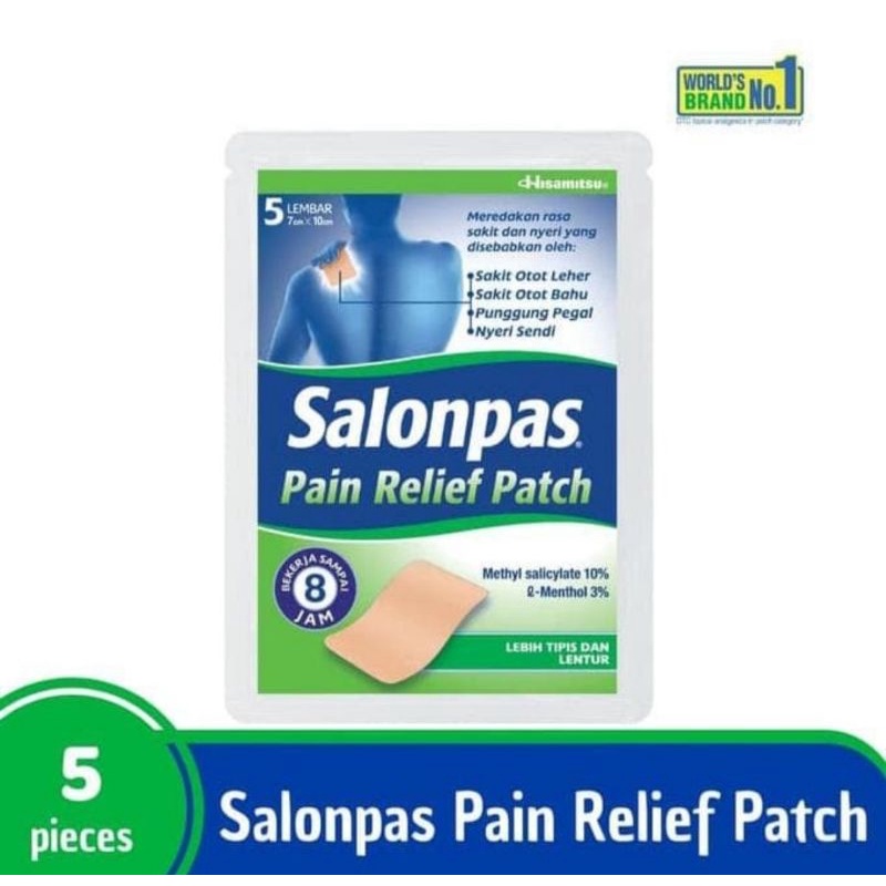 SALONPAS Pain Relief Patch Relief Koyo Pereda Nyeri SALONPAS