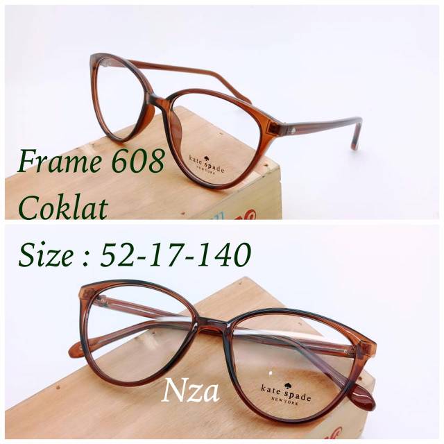 Frame Kacamata Wanita, Kaca mata Anti Radiasi, Kacamata Fashion, Kaca mata New 607, Kacamata Fashion